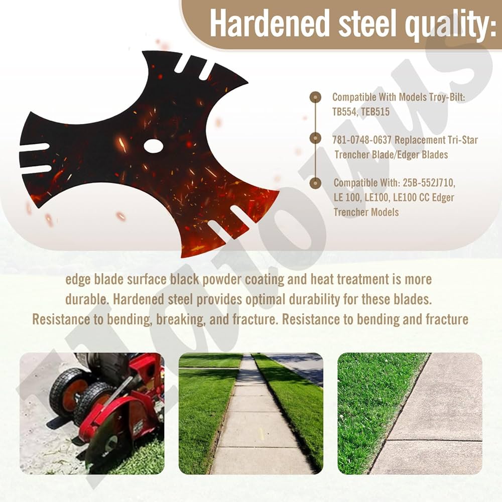 アガー Amazon.com : Haiouus 781-0748-0637 Edger Blade - Replacement
